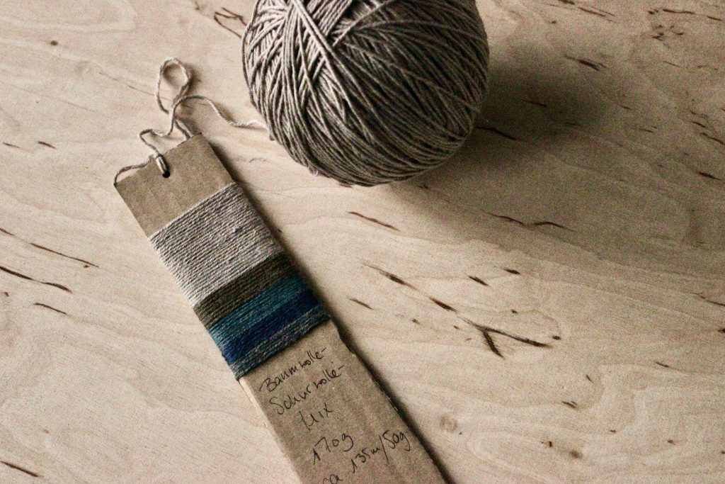 Upcycling-Garn aus Wollresten