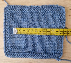 Maschenprobe messen